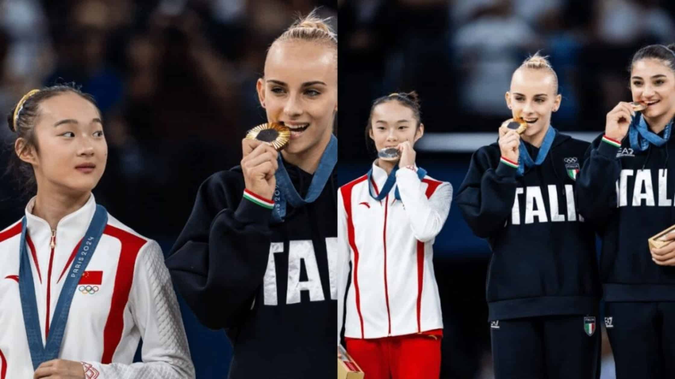 L'Origine del mordere le Medaglie Olimpiche - la spiegazione moderna