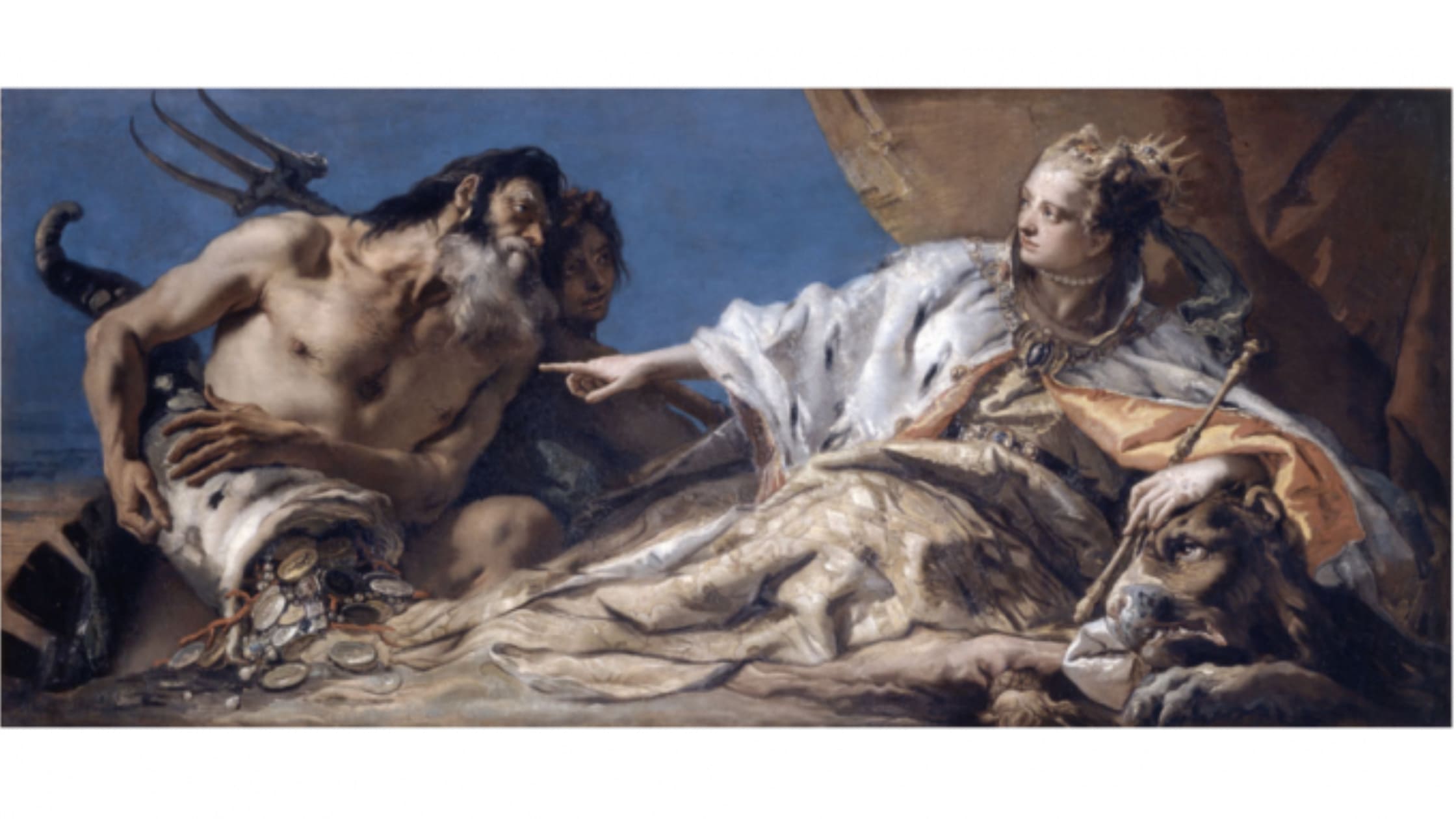 Nettuno offre doni a Venezia - l’allegoria della ricchezza marittima nell’arte di Giambattista Tiepolo