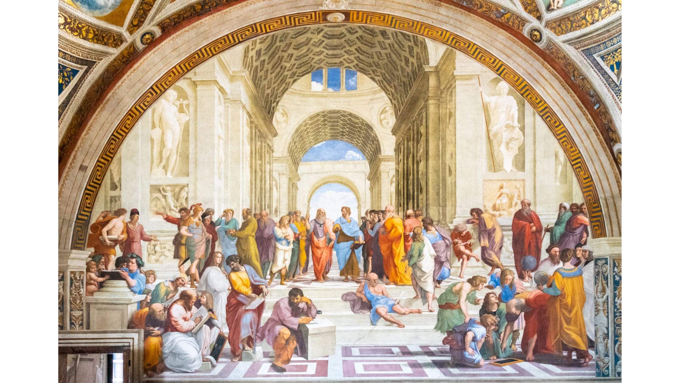 mecenatismo rinascimentale - La scuola di atene di Raffaello
