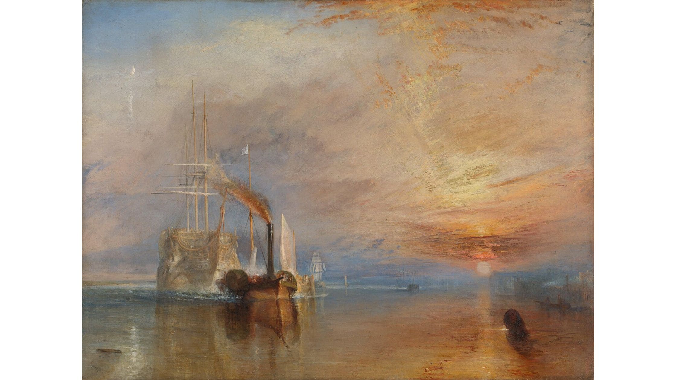 La Rivoluzione Industriale e il denaro - The Fighting Temeraire opera di Turner