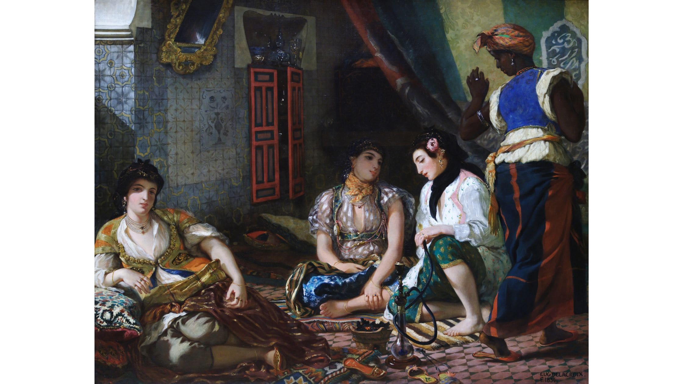 Women of Algiers di Eugène Delacroix - L'era dell'imperialismo e le valute Women of Algiers di Eugène Delacroix - L'era dell'imperialismo e le valute